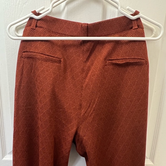 COPY - Betabrand Straight-Leg Dress Pant Yoga Pants (Brick) XXL - Picture 4 of 9